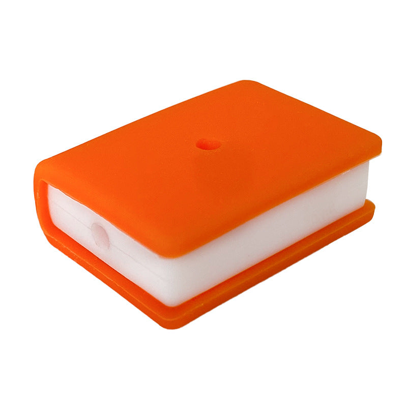 Wholesale 10PCS Stacked Book Shape Rectangle Cartoon Silicone Beads